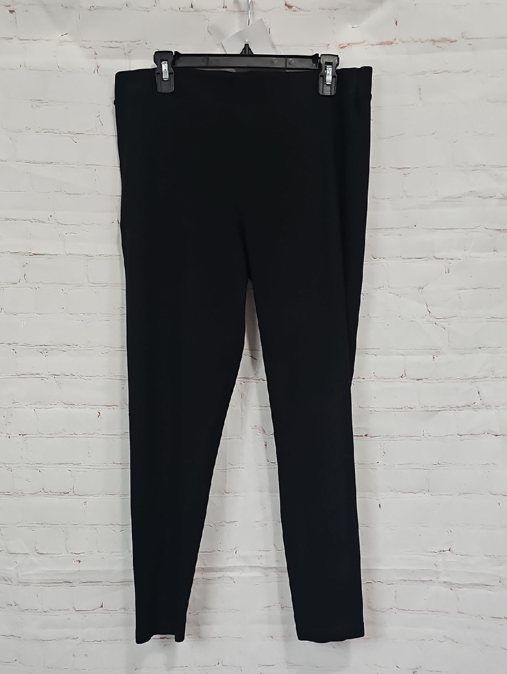Two by Vince Camuto Black Leggings with Elastic Waist